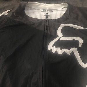 Fox bike shorts sleeve zip up
